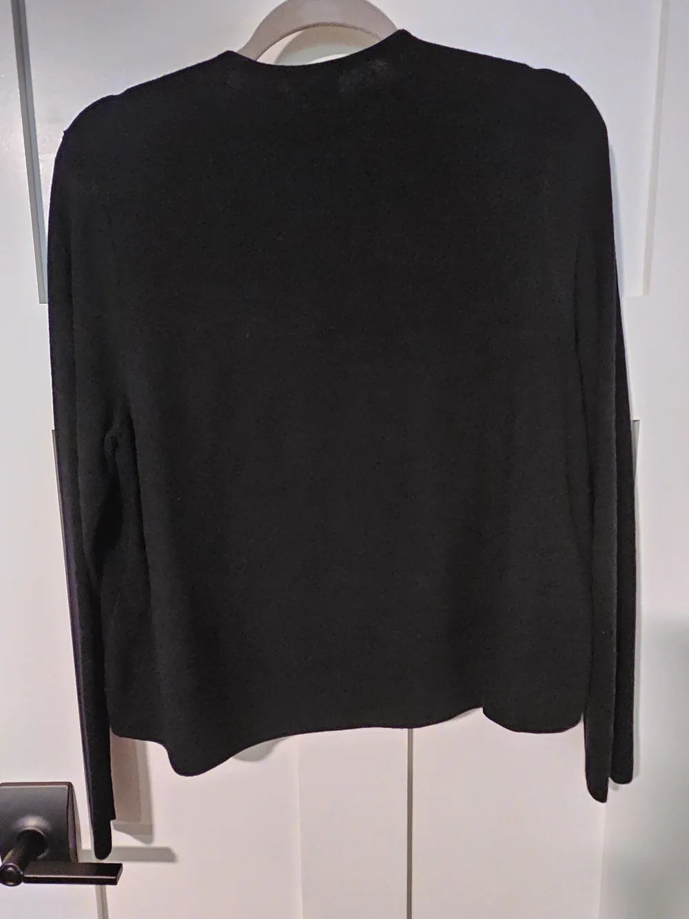 J.Jill Black Open-Front Women's Sweater Cardigan